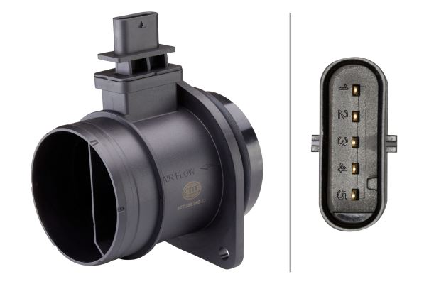 Hella Mass Air Flow Meter for Mini, OEM quality, OEM 13 62 4 557 557, MPN 8ET 358 095-711