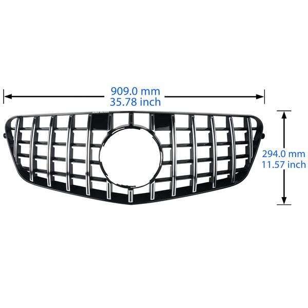 Bumper Grille Front - for Mercedes-Benz - OEM A2128850853 | Eurowagens - View 3