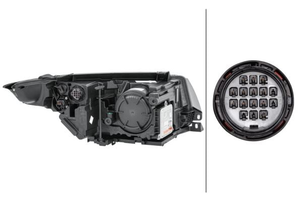 Hella Bi-Xenon Left Headlight – Land Rover & Austin | OEM BJ32-13W030-EE