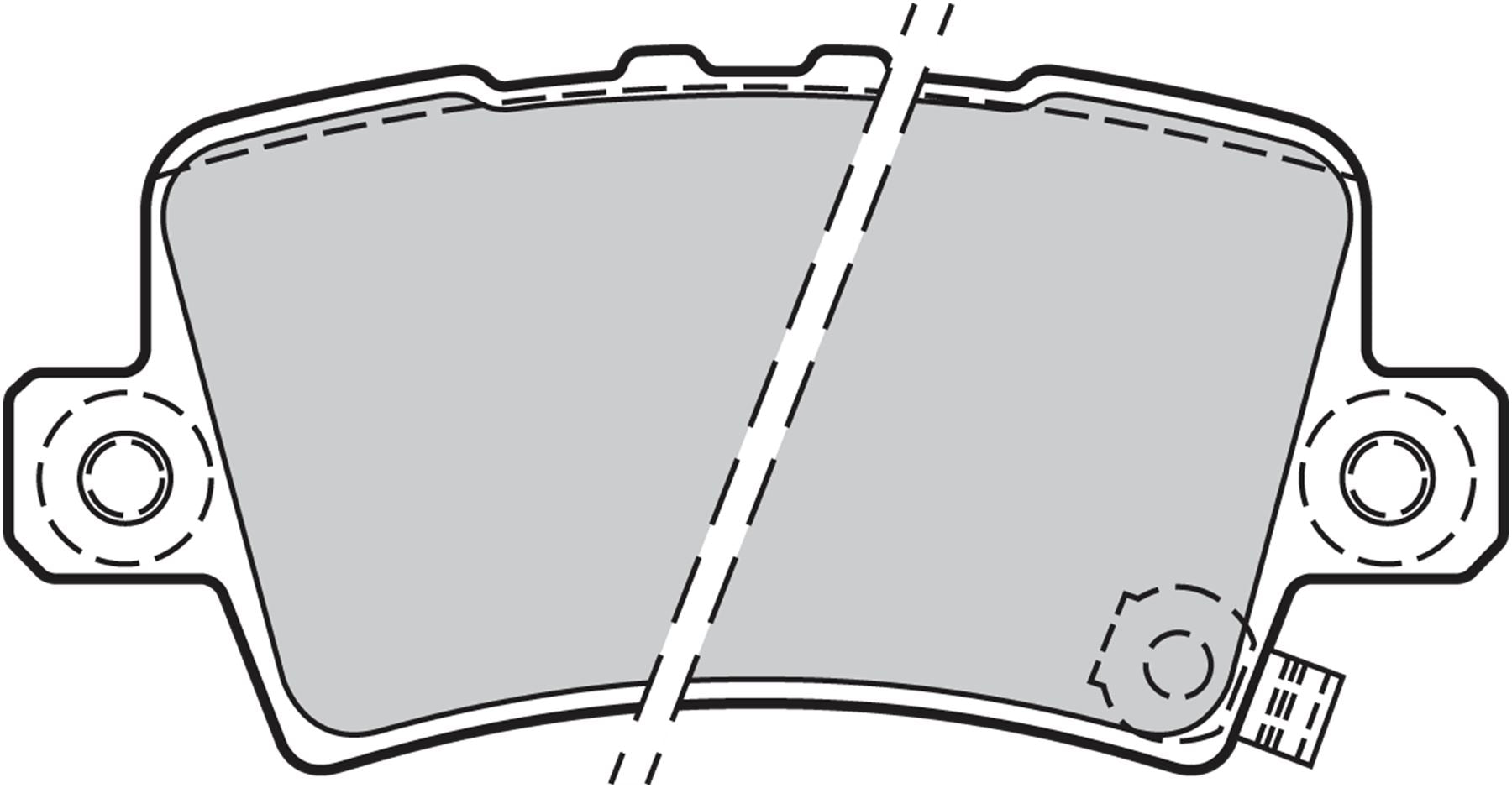 Valeo Rear Brake Pad Set for Honda, OEM quality, OEM 43022-SMG-E00, MPN 301849