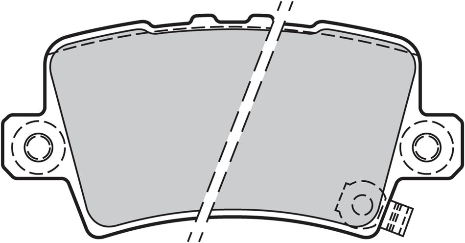 Valeo Rear Brake Pad Set for Honda, OEM quality, OEM 43022-SMG-E00, MPN 301849