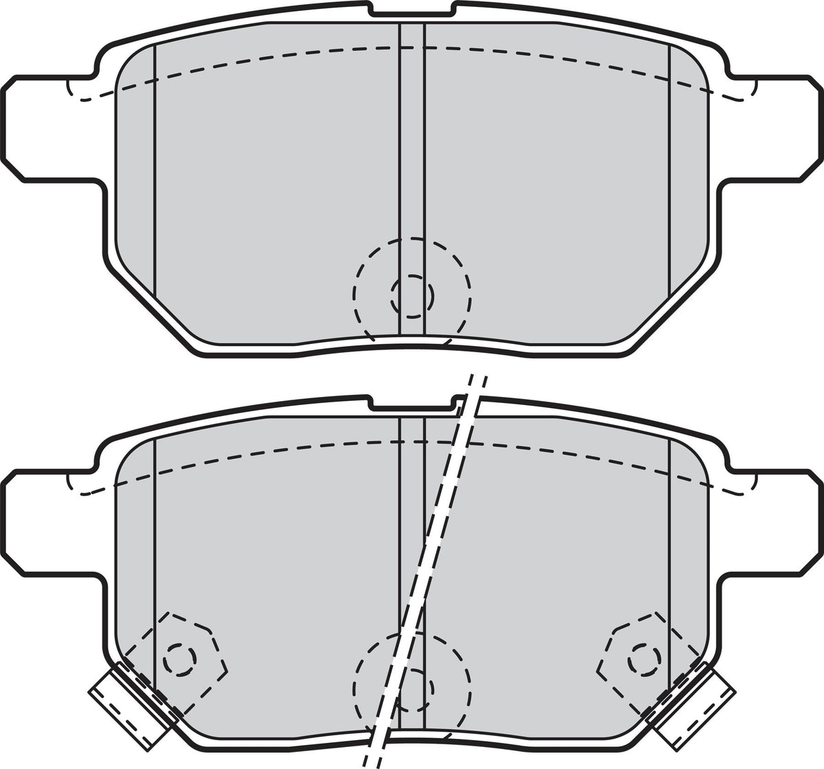 Valeo Rear Brake Pad Set for Toyota, Lexus & more, OEM quality, OEM 04466-02210, MPN 302085