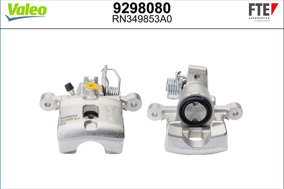 Kia Picanto Left Brake Caliper Left, Valeo OEM, OEM 5831007320, MPN 9298080