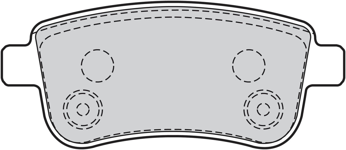 Valeo Rear Brake Pad Set for Renault, OEM quality, OEM 440601416R, MPN 302101
