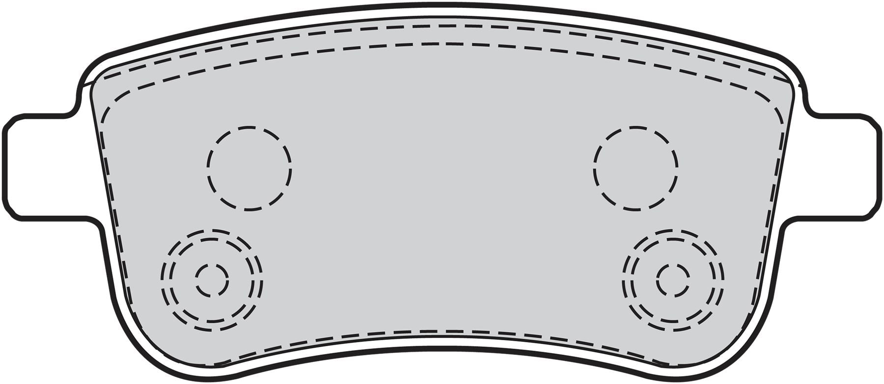 Valeo Rear Brake Pad Set for Renault, OEM quality, OEM 440601416R, MPN 302101