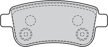 Valeo Rear Brake Pad Set for Renault, OEM quality, OEM 440601416R, MPN 302101
