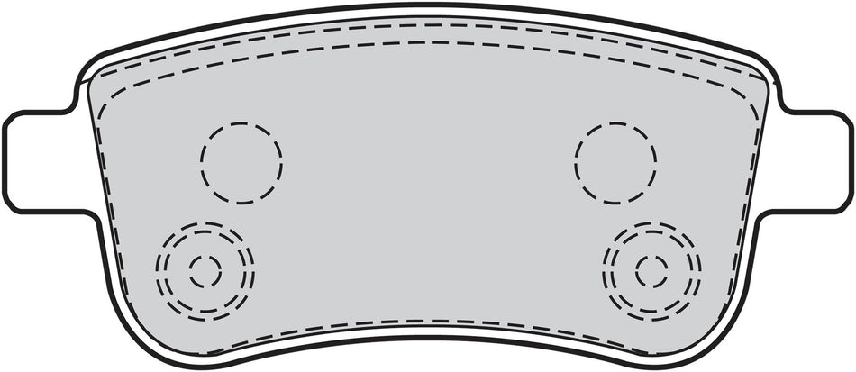 Valeo Rear Brake Pad Set for Renault, OEM quality, OEM 440601416R, MPN 302101