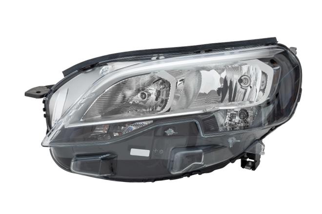 Mercedes-Benz CLS Left Headlight, Hella OEM, OEM 9808572880, MPN 1LX 015 619-731