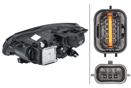 Hella LED DRL Right Headlight for Renault, OEM quality, OEM 260100119R - View 3