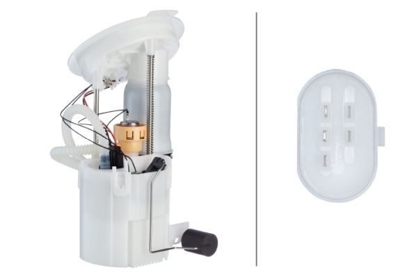 BMW 7 Series (F01, F02, F03, F04) Fuel Pump, Hella OEM, OEM 16 11 7 243 974, MPN 8TF 358 302-901
