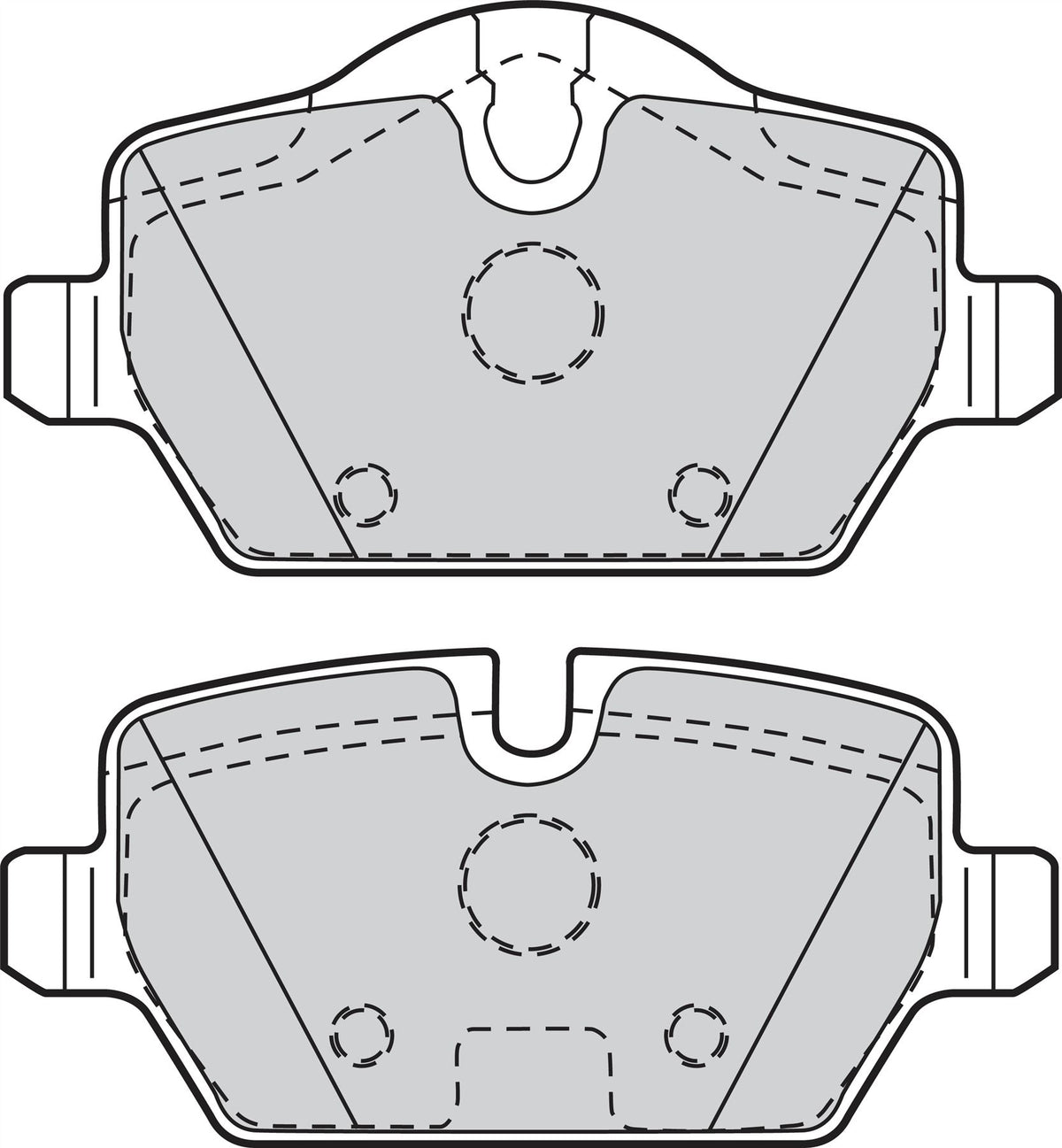 Valeo Rear Brake Pad Set for BMW, OEM quality, OEM 34 21 6 767 145, MPN 302051