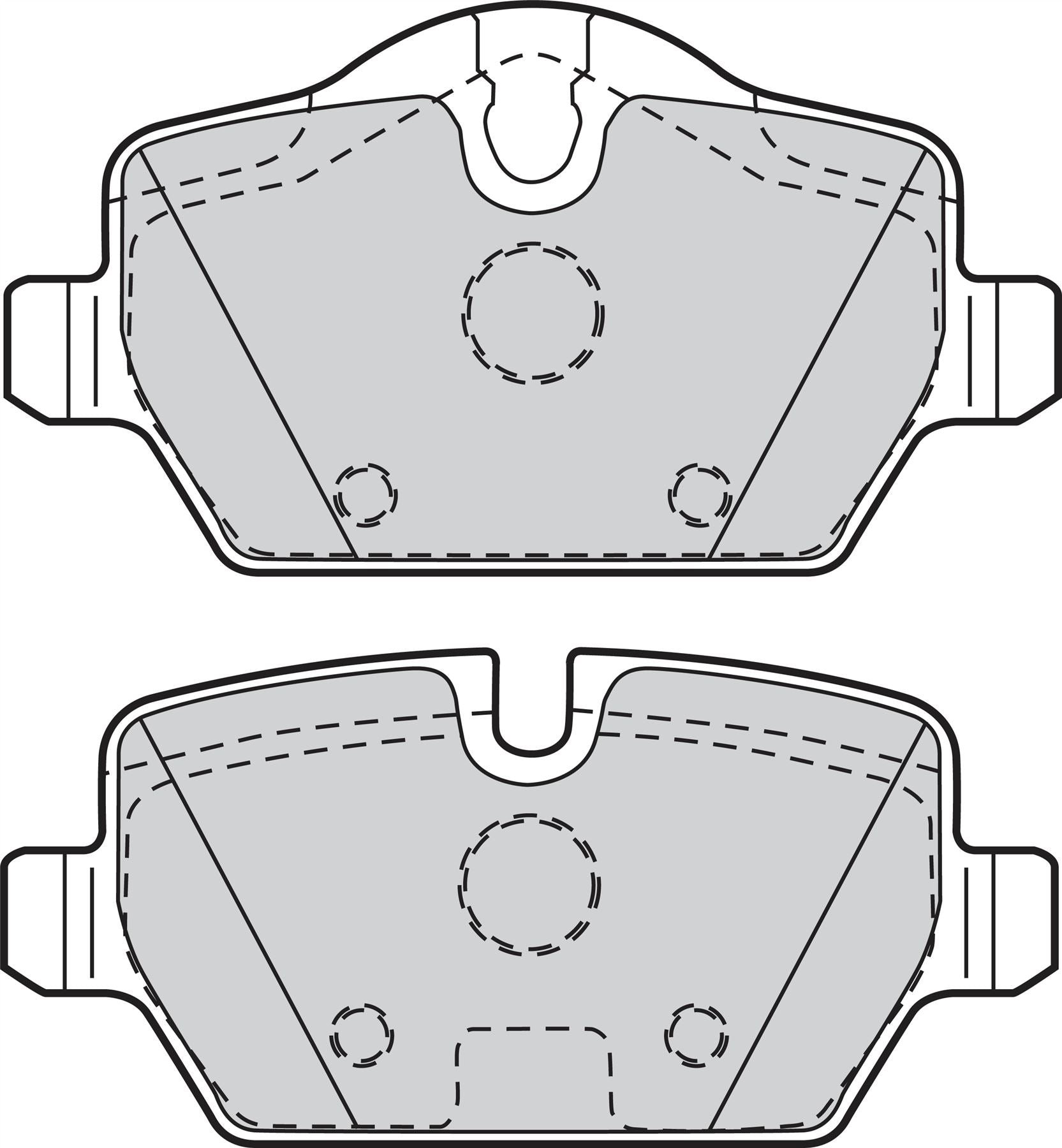 Valeo Rear Brake Pad Set for BMW, OEM quality, OEM 34 21 6 767 145, MPN 302051