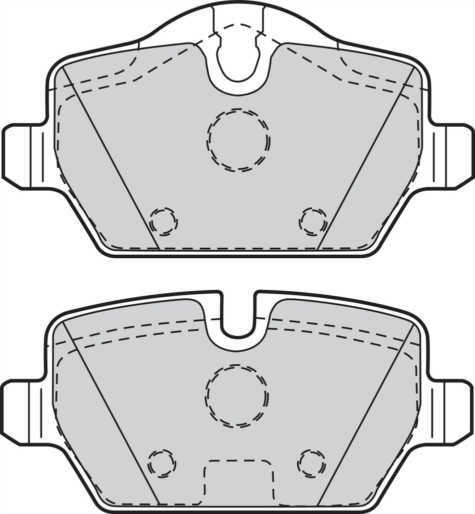 Valeo Rear Brake Pad Set for BMW, OEM quality, OEM 34 21 6 767 145, MPN 302051