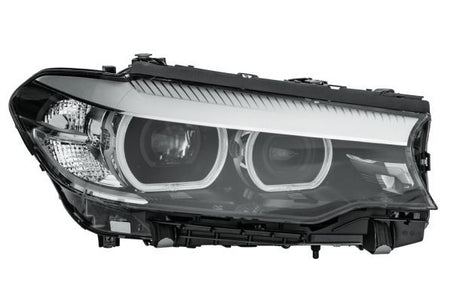 BMW 5 Series Right Headlight, Hella OEM, OEM 63117214958, MPN 1LX 354 836-081