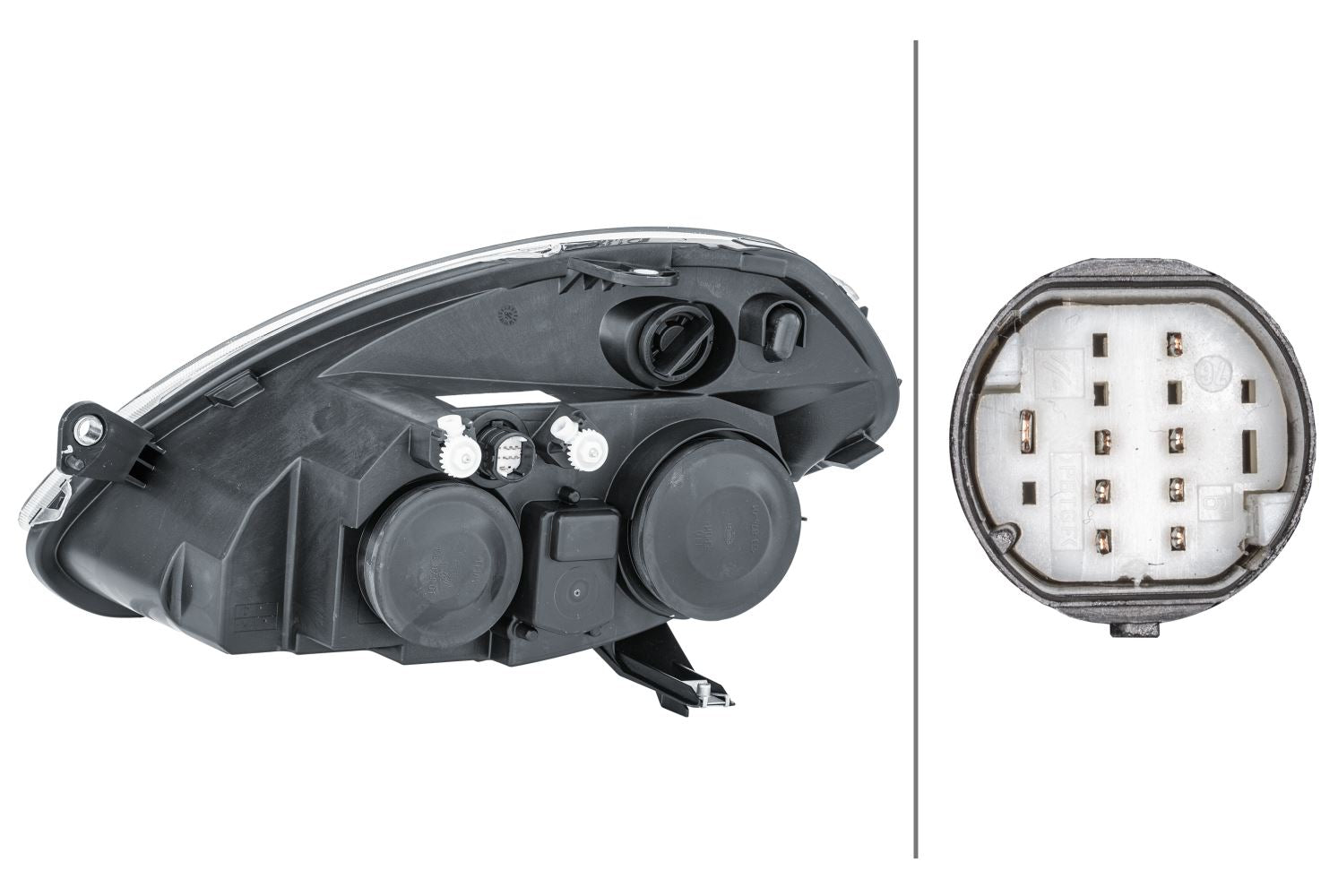 Lancia Ypsilon Right Headlight, Hella OEM, OEM 517 02 680 - View 3
