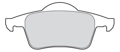 Valeo Rear Brake Pad Set for Volvo, OEM quality, OEM 272399.7, MPN 301480