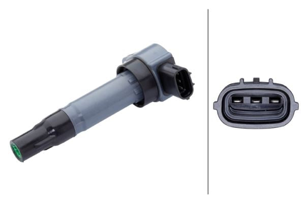Hella Ignition Coil for Smart & Mitsubishi, OEM quality, OEM 2504086, MPN 5DA 358 168-131