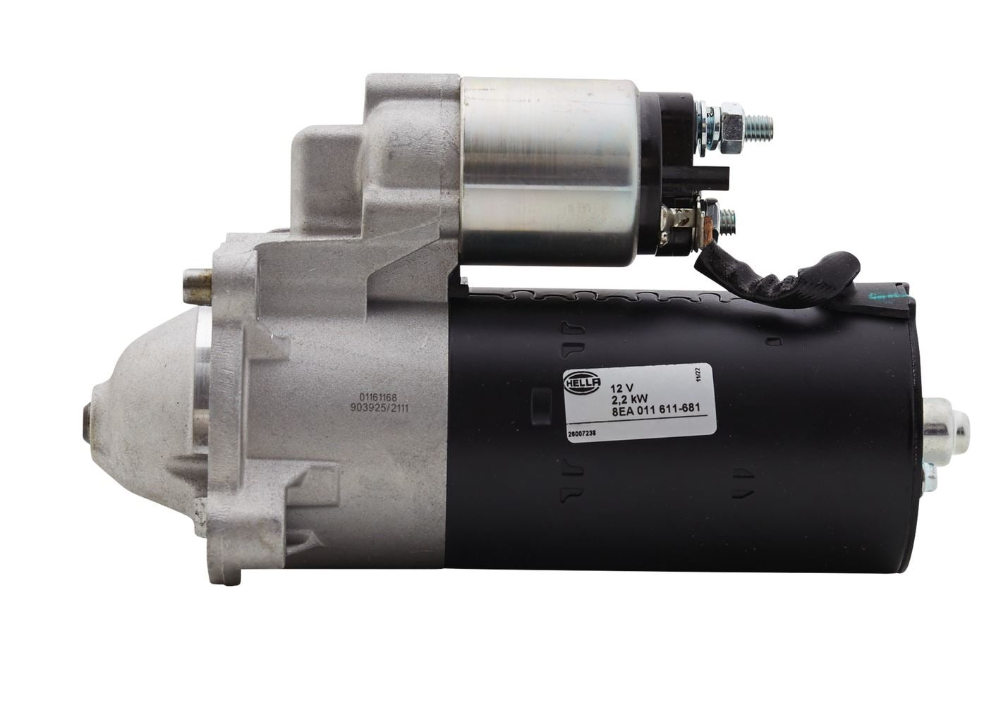 Hella Starter Motor for Volvo, OEM quality, OEM 31327066, MPN 8EA 011 611-681