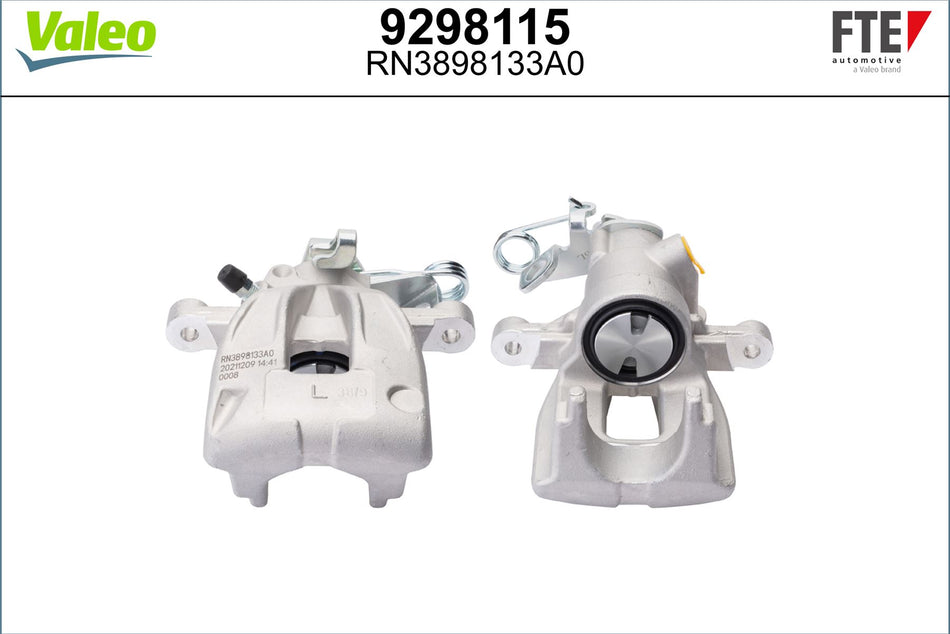 Peugeot 207 Left Brake Caliper Left, Valeo OEM, OEM 4400T0, MPN 9298115