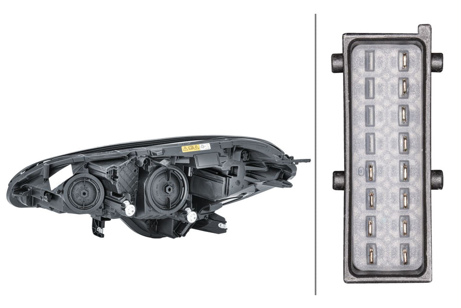 Vauxhall Corsa E Right Headlight | Hella OEM 13381348