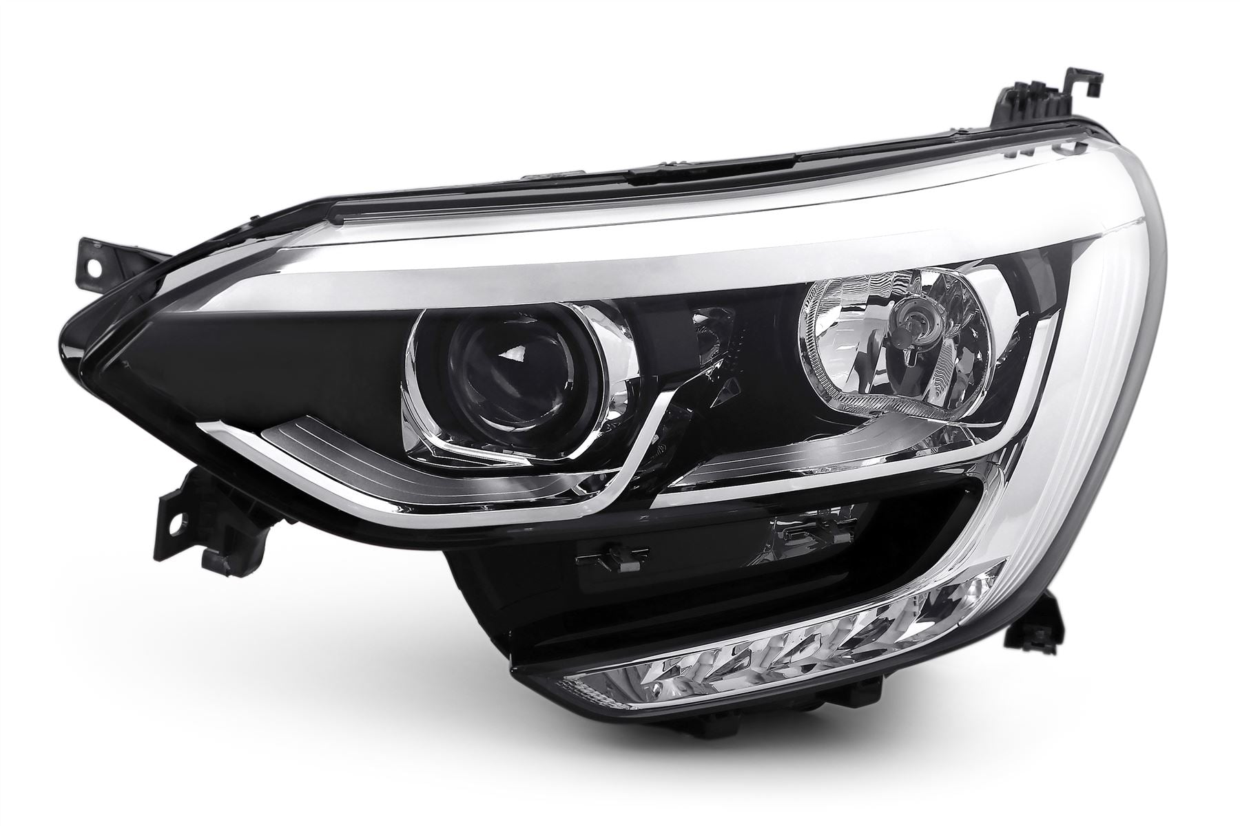 Renault Megane Left Headlight, Valeo OEM, OEM 260605227R, MPN 46748