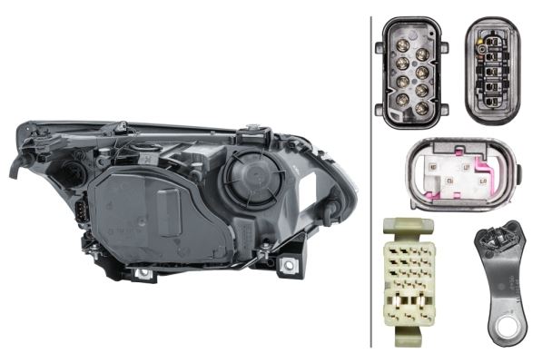 Hella Bi-Xenon Left Headlight – BMW | OEM 6 933 181