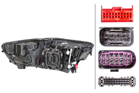Hella LED Right Headlight for Audi, OEM quality, OEM 4G0 941 774 J - View 2