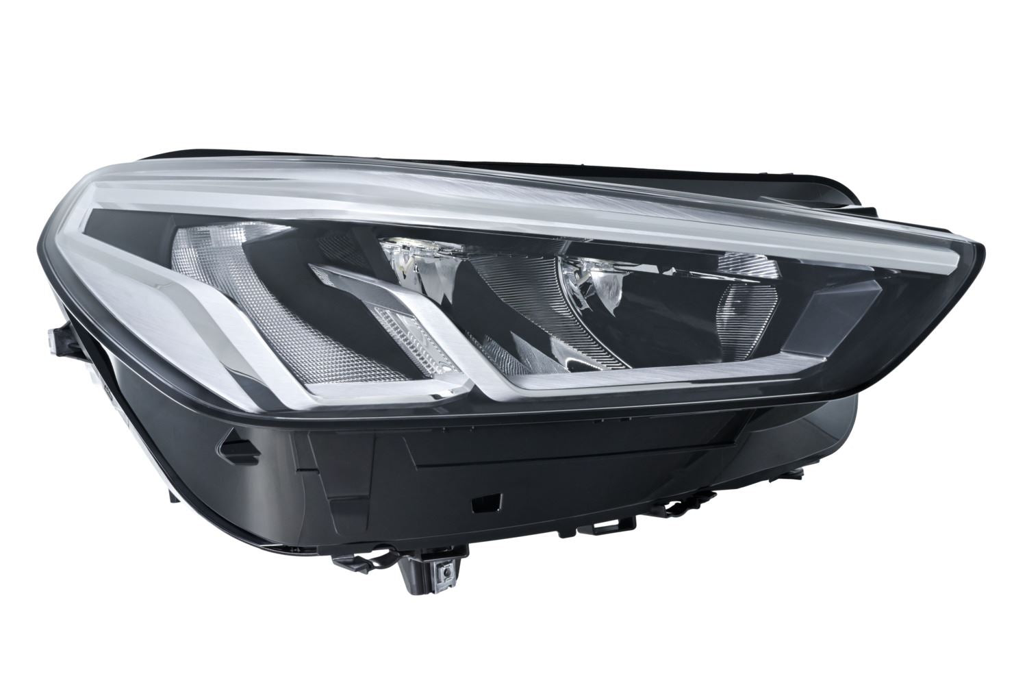 BMW X1 Right Headlight, Hella OEM, OEM 5 A64 3A6, MPN 1LX 015 368-141