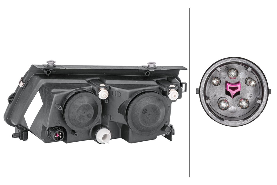Hella Right Headlight – Volkswagen | OEM 3B0 941 018 M - View 2