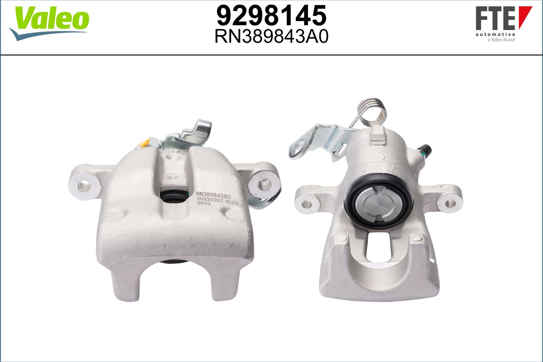 Valeo Left Brake Caliper Left for Vauxhall, OEM quality, OEM 542047, MPN 9298145