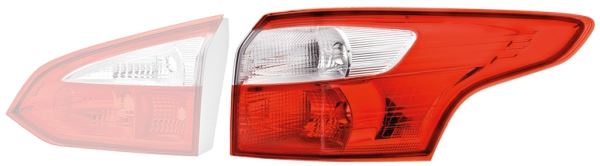 Hella Right Rear Light for Ford, OEM quality, OEM 1 708 834 - View 2