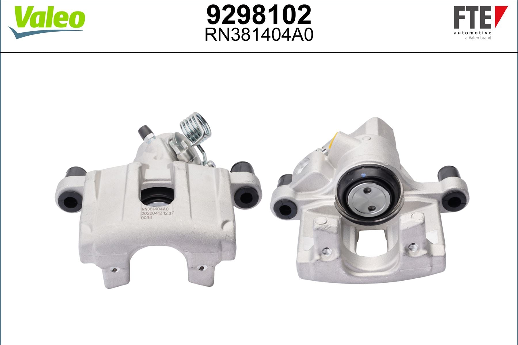 Valeo Right Brake Caliper Right for Mazda, Ford & more, OEM quality, OEM 3M512M088AA, MPN 9298102