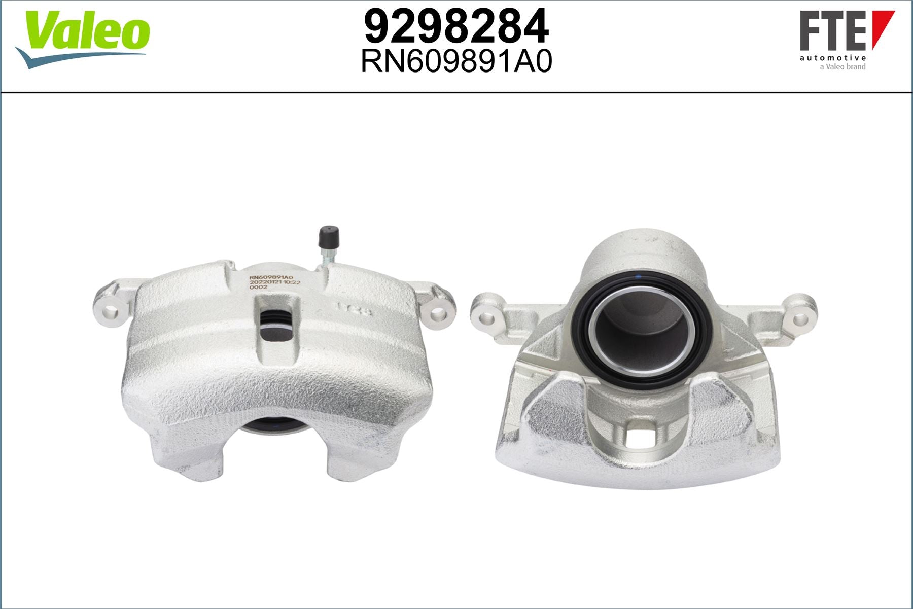 Valeo Left Brake Caliper Left for Nissan & Renault, OEM quality, OEM 410114BA0A, MPN 9298284