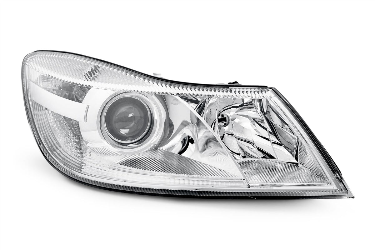 Hella Right Headlight for Skoda, OEM quality, OEM 1Z2941018P, MPN 1LL 247 052-281