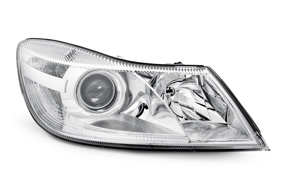 Hella Right Headlight for Skoda, OEM quality, OEM 1Z2941018P, MPN 1LL 247 052-281