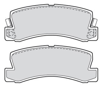 Valeo Rear Brake Pad Set for Toyota & Lexus, OEM quality, OEM 04466-02010, MPN 301540