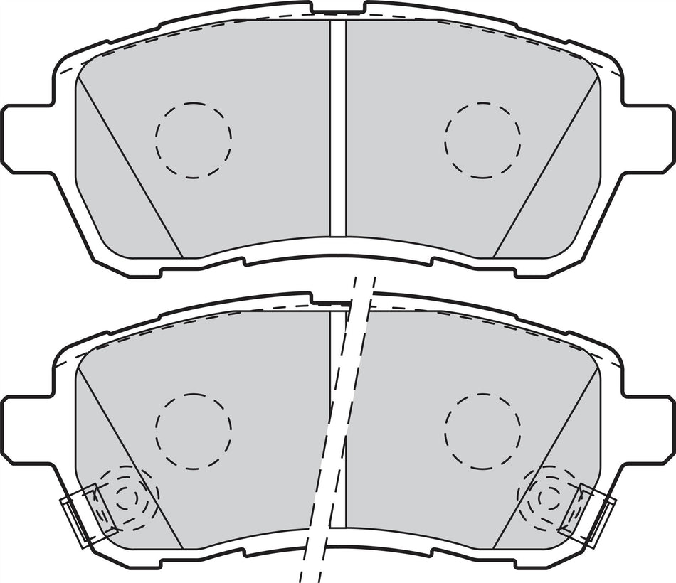 Valeo Front Brake Pad Set for Subaru, Mazda & more, OEM quality, OEM 04465-B1320, MPN 301999