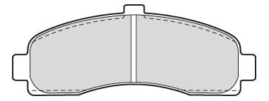 Nissan Micra Front Brake Pad Set, Valeo OEM, OEM 41060-1F025, MPN 301014