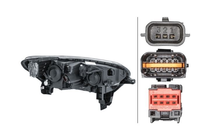 Renault Kadjar Left Headlight, Hella OEM, OEM 260605305R - View 4