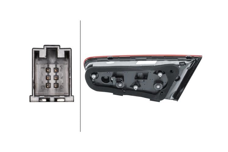 Hella LED Left Rear Light for Audi, OEM quality, OEM 8V3945093E - View 4