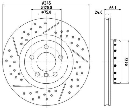 Hella Brake Disc for BMW, OEM quality, OEM 34206797598 - View 4