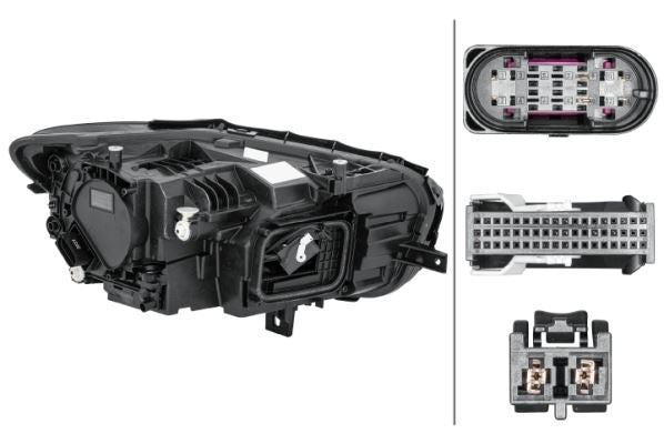 Mercedes-Benz Citan Left Headlight, Hella OEM, OEM A4209064000 - View 4
