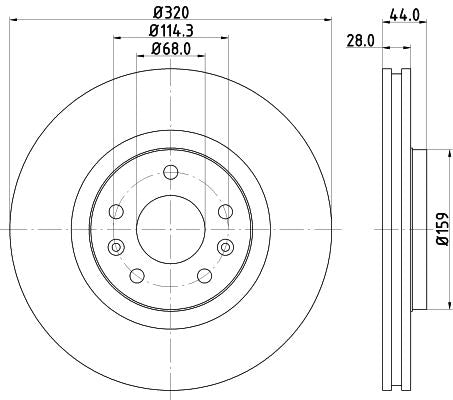 Hella Brake Disc for Samsung & Renault, OEM quality, OEM 402060003R - View 4