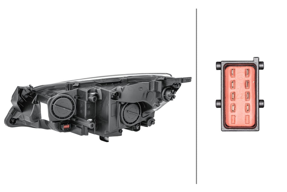 Hella Right Headlight – Vauxhall | OEM 12 16 182, MPN 1EG 010 011-321 - View 2