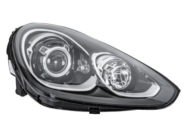 Porsche Cayenne Right Headlight, Hella OEM, OEM 7P5941752F, MPN 1ZT 011 745-761