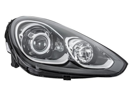 Porsche Cayenne Right Headlight, Hella OEM, OEM 7P5941752F, MPN 1ZT 011 745-761