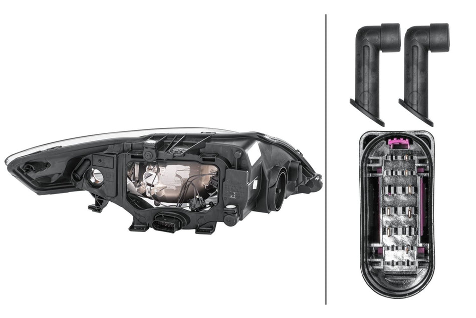 Hella Left Headlight – Ford | OEM 1 743 713, MPN 1EB 354 996-011 - View 2