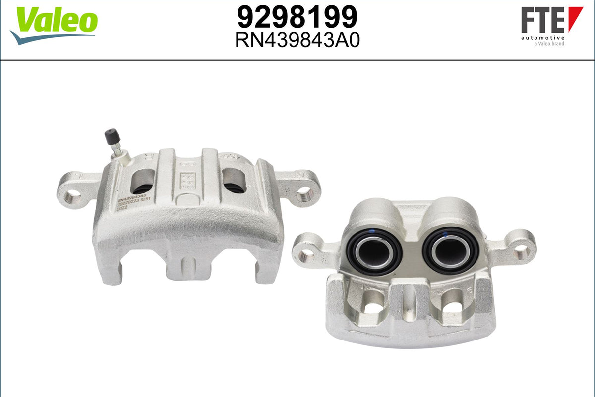 Valeo Right Brake Caliper Right for Mitsubishi, Peugeot & more, OEM quality, OEM 4400V0, MPN 9298199