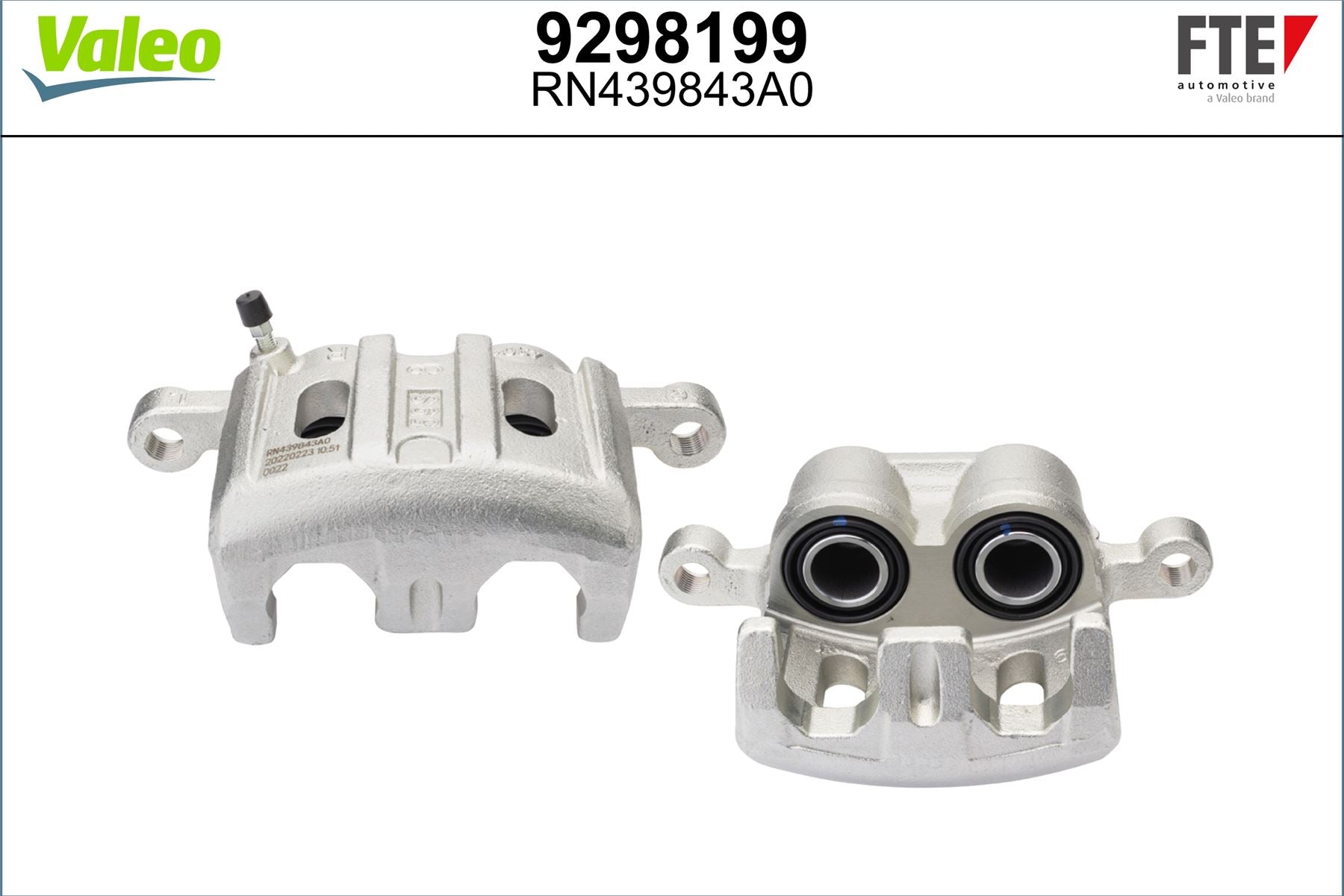 Valeo Right Brake Caliper Right for Mitsubishi, Peugeot & more, OEM quality, OEM 4400V0, MPN 9298199