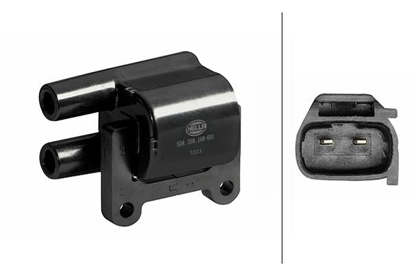 Hella Ignition Coil for Kia & Hyundai, OEM quality, OEM 27310-22600, MPN 5DA 358 168-651